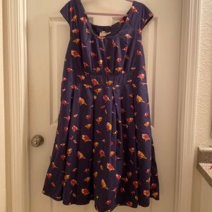 Eshakti custom bird print dress